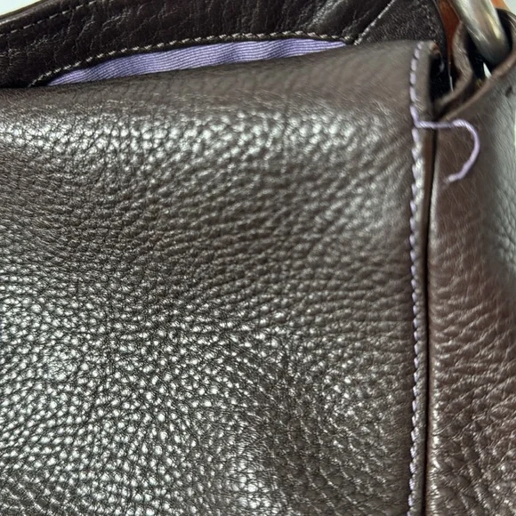 Coach Chelsea brown leather turn lock entry shoulder bag - Picture 15 of 15